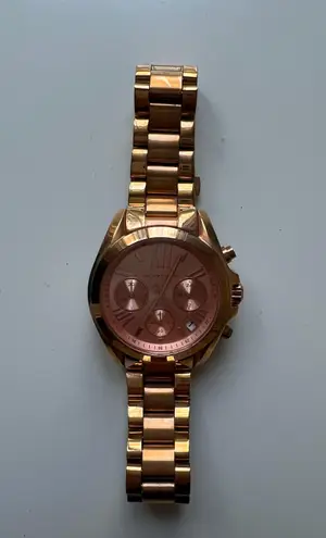 Michael Kors Bradshaw Rose Gold Toned Watch