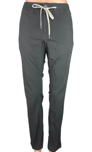 Vuori Grey Cotton Drawstring Elastic Performance Zip Cargo Jogger Pants Size M
