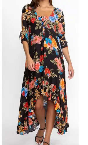 Johnny Was Royal Long Ruffle Kimono