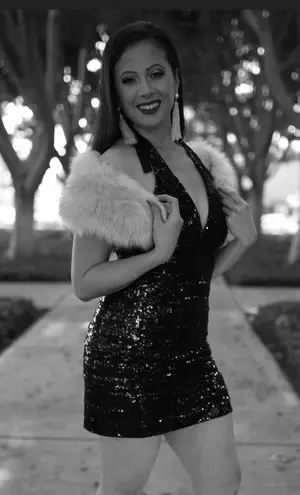 New York Cara Lt Pink faux fur boa