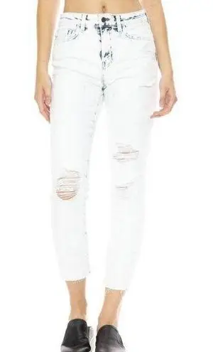 L'Agence NWT El Matador High Rise Slim Jean in Ghost Destruct - Size 23
