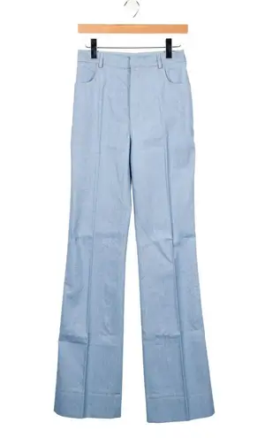 Saint Laurent Women's Paris Season 2022 High Rise Wide Leg Jeans size FR42