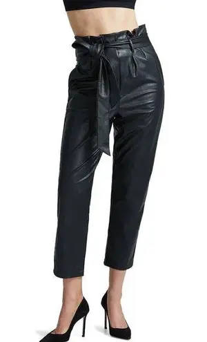 Dynamite  Faux Leather Paperbag Pants Size 8