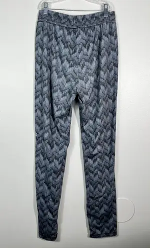 Victoria's Secret  VS Sport Gray Striped Pattern High Waisted Jogger Pants XS Gym