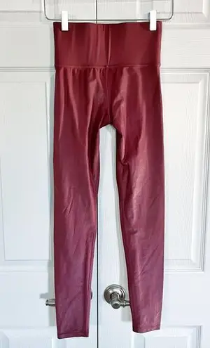 Carbon38 High Rise 7/8 Legging in Takara Shine Red Size XS