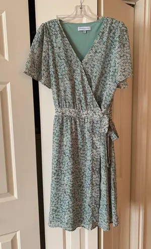 Piper & Scoot Floral Wrap Dress