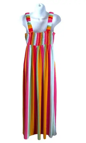 Show Me Your Mumu Fling Midi Dress Size in Getaway Stripe Size S Nw defect/No tag Reg