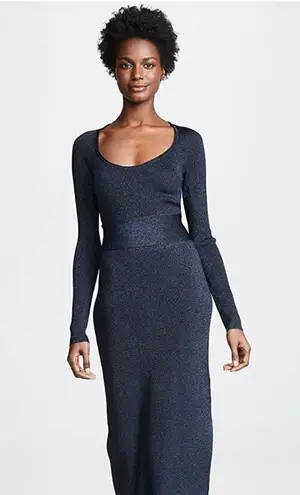 3.1 Phillip Lim NWT Phillip Lim metallic ribbed midi dress