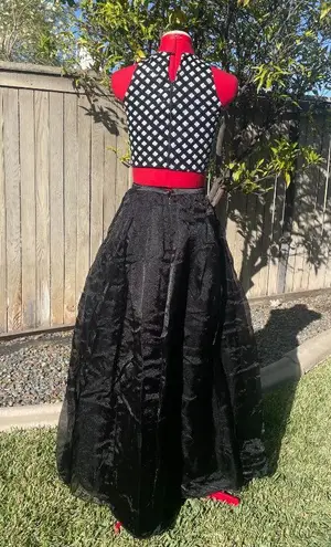 Teeze Me Two Piece Sparkly Prom Dress