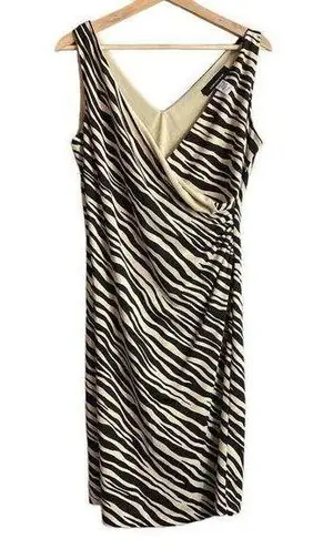 Jones New York  90s zebra dress