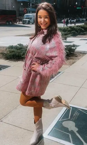 Queen of Sparkles Sequin Feather Dress