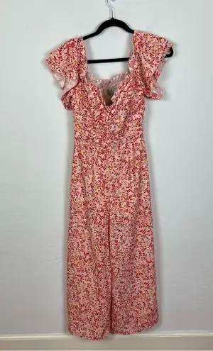 Finders Keepers Faded Floral Jumpsuit