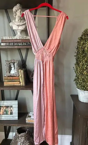 Rocky Barnes The Bright Side Dawn Slip Dress Desert Rose Womens Size Large Pink