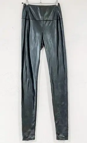 Wilfred Free Daria Pant High Waist Vegan Leather Legging in Black Medium