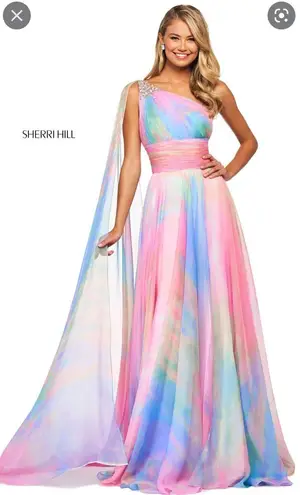 Sherri Hill 53768 Rainbow Prom Dress Multiple Size 00 180 74 Off Retail From Joclyn