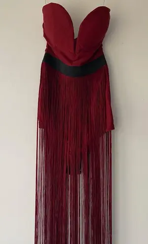 Rare London Fringe Strung Along Bodysuit