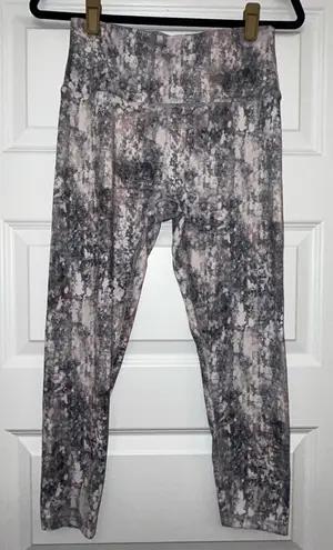 Harmony Balance  Pull On Acid Wash Print Athletic Ankle Legging Pants  Size L - Image 1