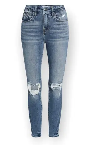 Good American  Good Legs Distressed Crop Jeans