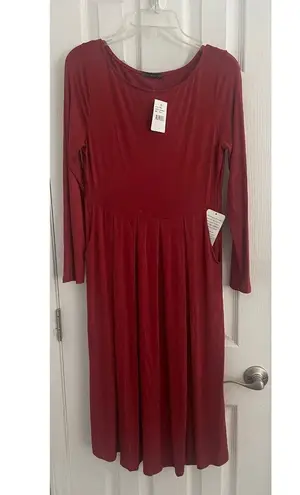 West Kei New Brick Long Sleeved Dress, A49