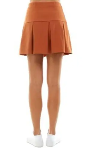 Ultra Flirt Amber Brown Pleated Pull On Fashion Skirt, Juniors' Size M New w/Tag