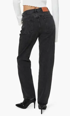 Princess Polly  Womens Holly Asymmetric Crossover Waist Straight Leg Jeans Size 4