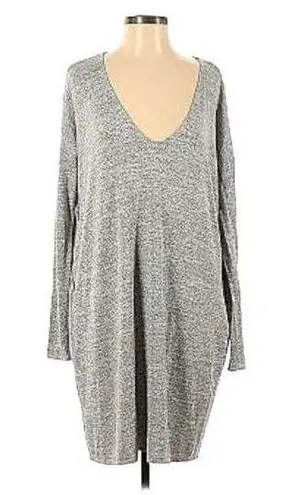 Wilfred Artizia  Free womens medium Gale gray dress tunic space dye relax casual