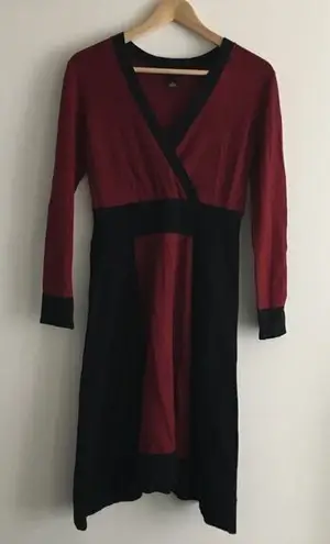 Alfani 3/$15 Long Sleeve Faux Wrap Knit Midi Dress