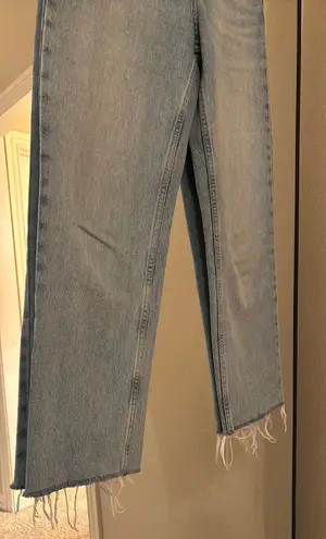 ZARA Light Wash Straight Leg Jeans