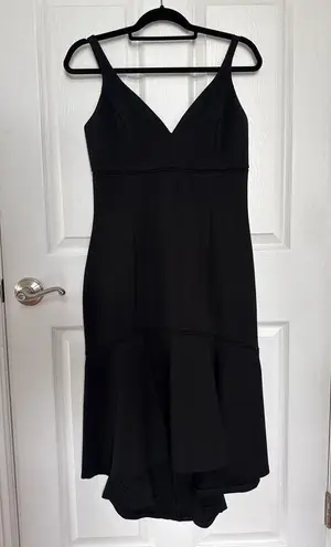 Adelyn Rae NWT Izabella high low sleeveless black sexy Dress medium