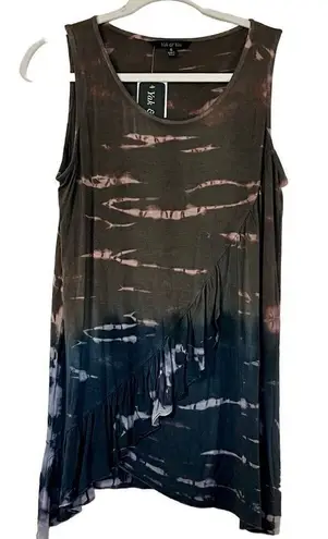 NWT Yak & Yeti Tye Dye Ombre Tank Small Blue