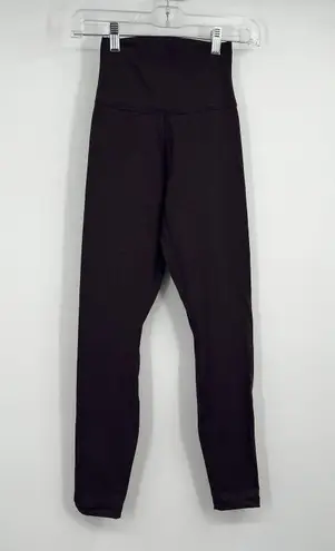 Nuuds XS Brown High Waisted Elevate Leggings Quality Capsule Gym Workout Yoga