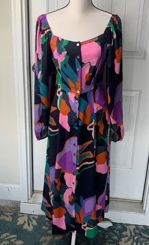 FRNCH floral Jenine woven maxi dress XS spring tuckernuck vacation wedding guest