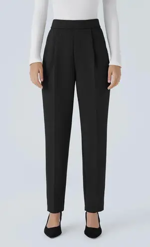 Halara High Waisted Pocket Tapered Work Office Stretch Pants Black Small