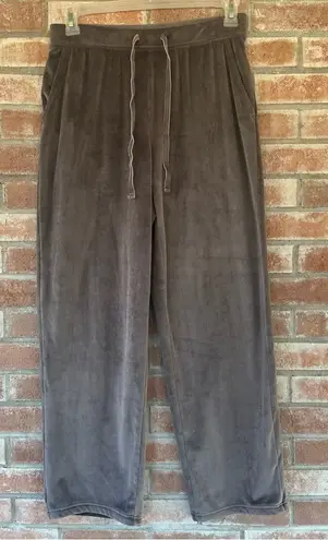 House of Harlow 1960 Velour Wide Leg Sweatpants Gray Purple Y2K Women’s Medium