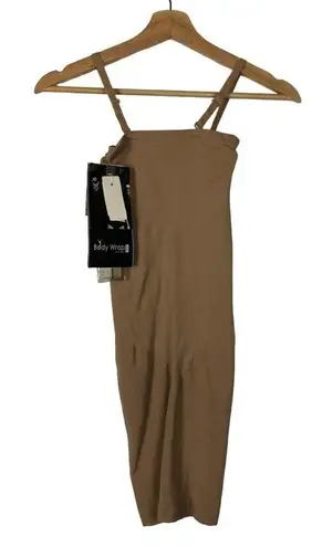 Body Wrap Lites Bra Slip Underwire Nude Shapewear M Tan Size M