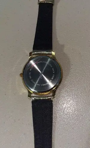 None NWOT Christmas Santa Gold Metallic Watch