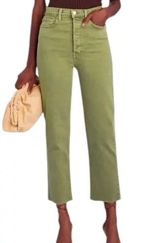 RE/DONE Washed Sage 70s Ultra High-Rise Stove Pipe Jeans Size 30 193-3WUHRTV NWT