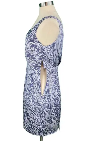 BCBGeneration Lilac Zebra Print Sleeveless Mini Dress