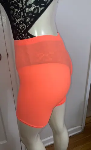 SKIMS Size XL Neon Orange fits everybody biker shorts limited edition women's