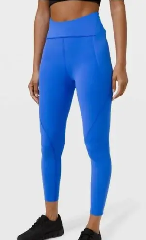 Lululemon  Free To Speed HR Tight Leggings 25” Size 6 Wild Blue Bell‎ Athletic - Image 1