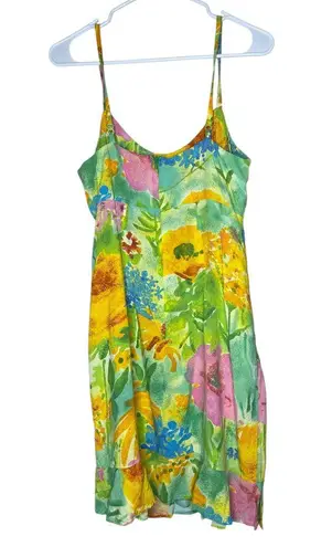 Jams World Vintage Parisian Garden Goldie Mini Dress Floral Multi size M