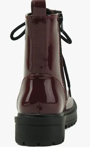 Soda Lace Up Vegan Leather Combat Boot