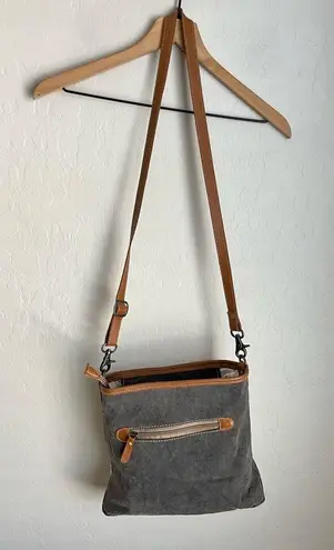 Myra Tessellated Rug Calf Hair Leather Canvas Shoulder Tote Adjustable Strap Bag White