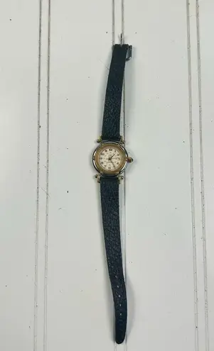 Jaz Paris Quartz Watch ā Water Resistant, Leather Strap, Vintage Style Gold