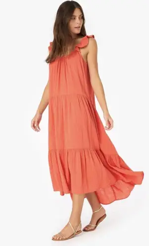 Paprika 💕XIRENA💕 Rumer Tiered Gauze Cotton Maxi Dress ~  Large