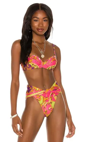 Agua Bendita X REVOLVE Irene Bikini Top & Lily Bikini Bottom Fuchsia Roche Women