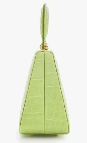 STAUD ππ Kenny Bag Pistachio Crocodile Embossed