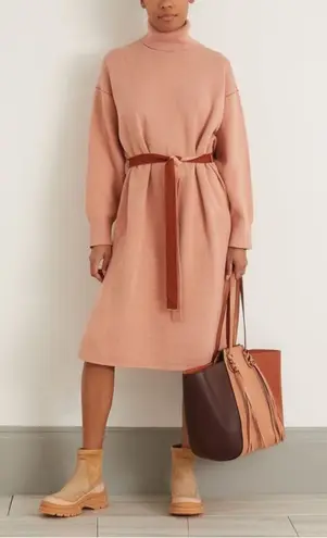 Proenza Schouler Proenza Schouler White Label Cotton Cashmere Blend Midi Sweater Dress Sz SMALL