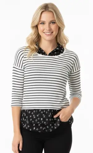 Red Camel  size medium striped sweater top - Image 1