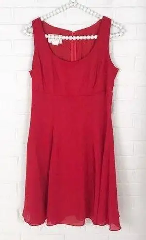Hugo Buscati Vintage Collection Red Flattering Y2K Style Dress Size 4